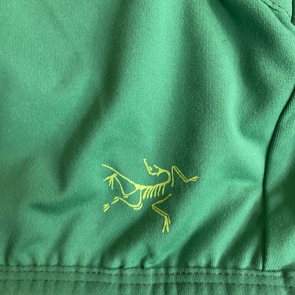 Arc'teryx Womens Jacket Medium Green Hoodie Full Zip Lightweight Polyester - Picture 2 of 10